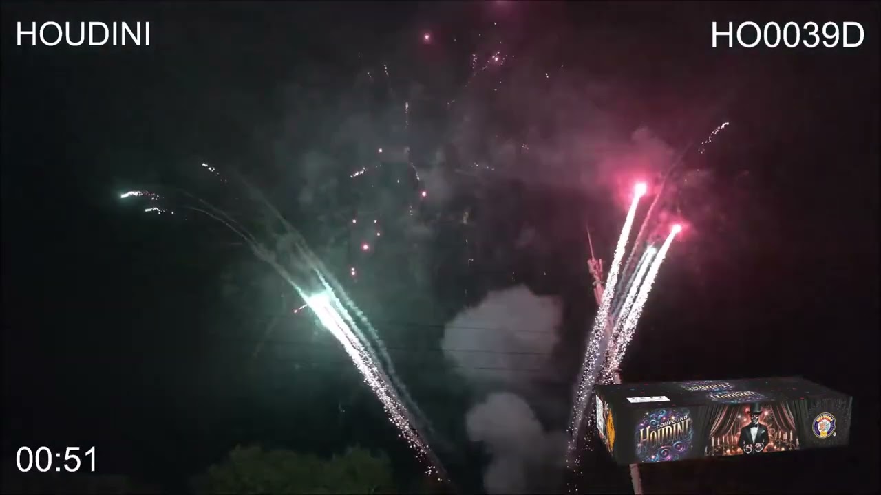 Houdini by Brothers Pyrotechnics @norfolkfireworksltd