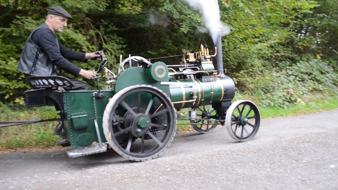 samson traction engine and burrell agri hill climb