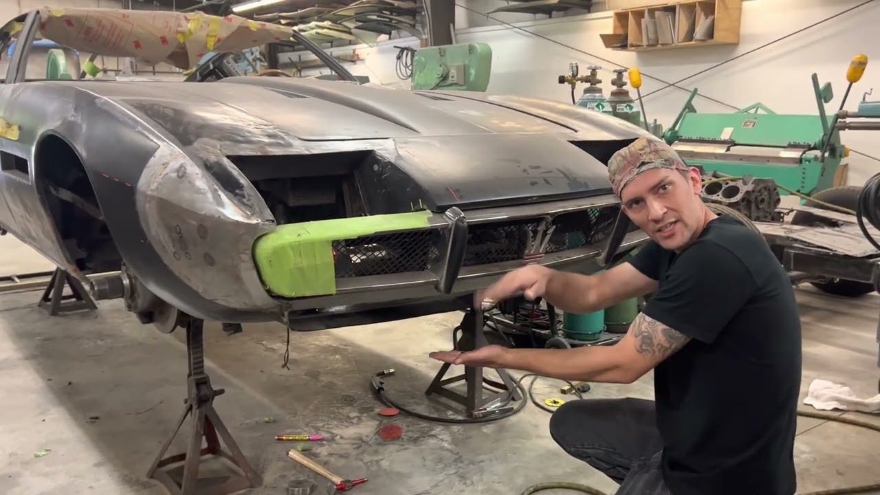 Rebuilding the body on a Maserati Ghibli