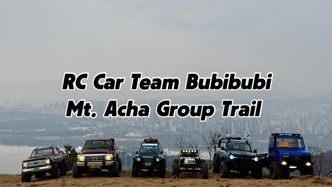 RC Car Rock Crawling Team. Bubibubi Mt. Acha Group Trail. with Rlaarlo TK07 Nissan Patrol