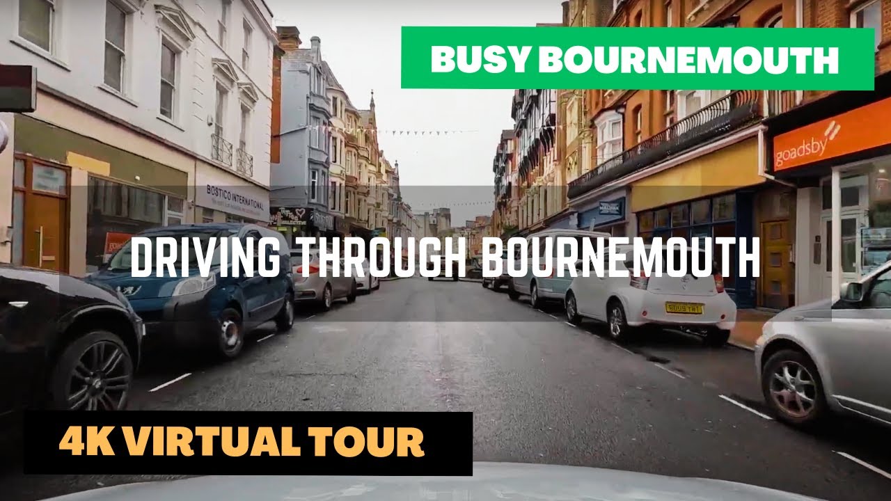 Driving through Bournemouth (Virtual Tour) #travel