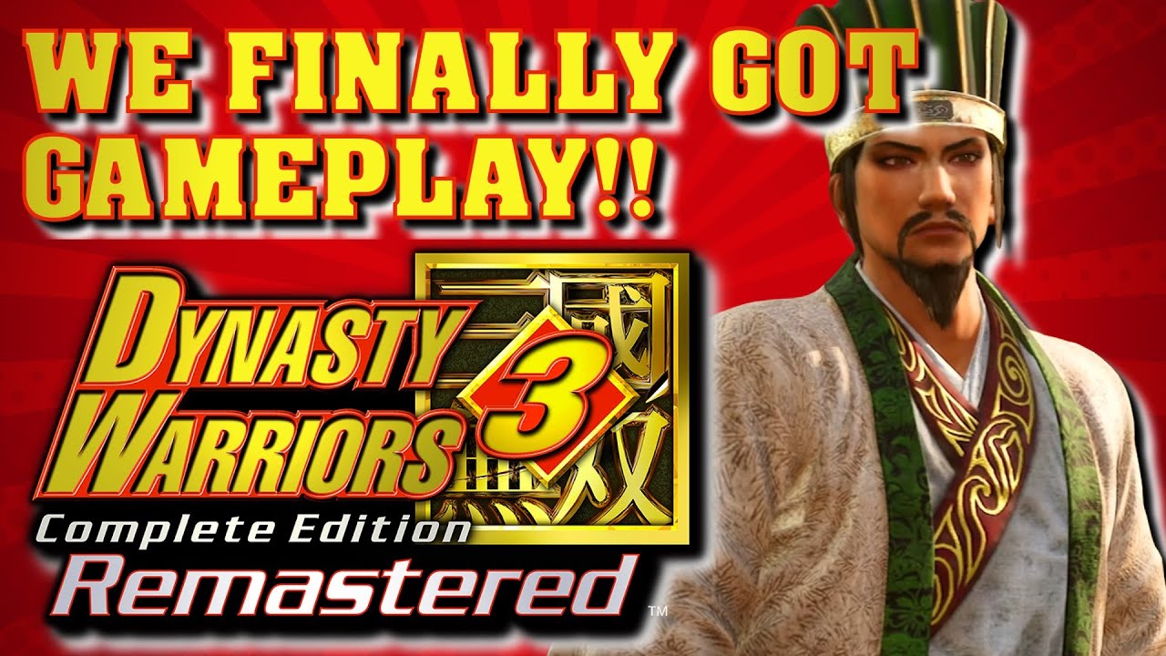 Dynasty Warriors 3 Complete Edition Remastered is looking REALLY GOOD!!!
