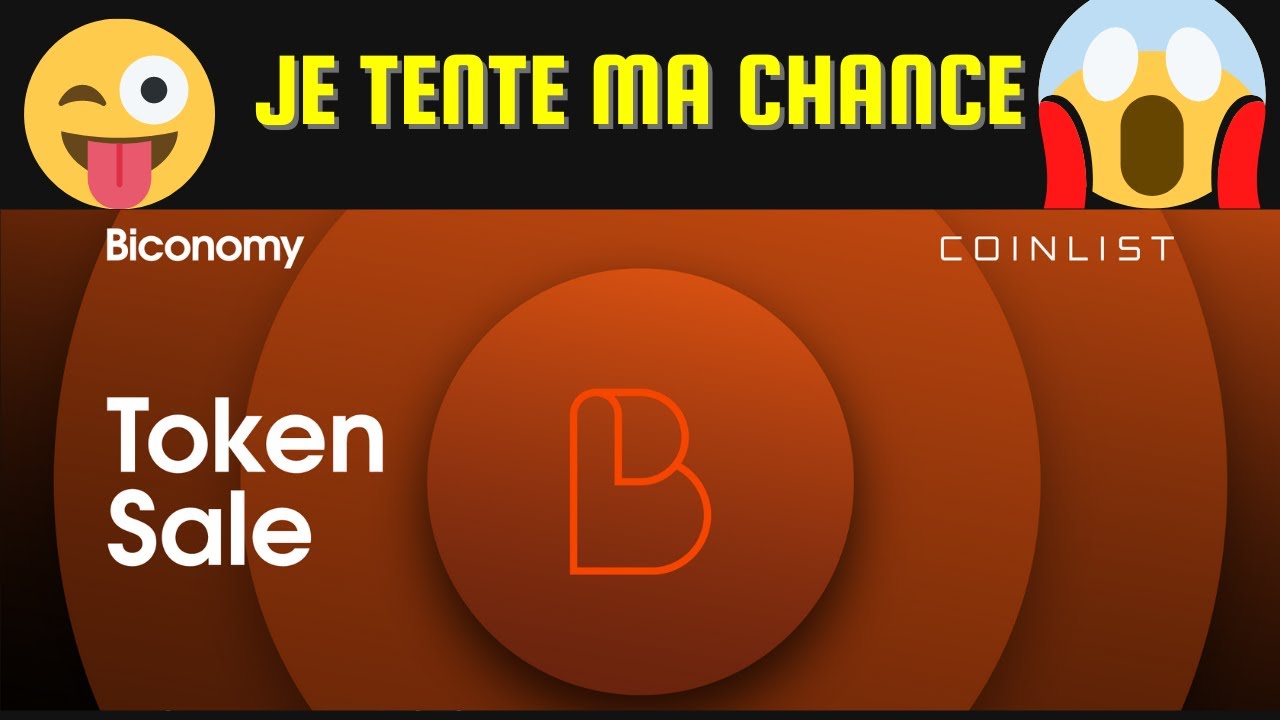 💥 💥 #BICONOMY Je tente ma chance ( 10 000&euro; sur 3 ans ??? ) sur #COINLIST