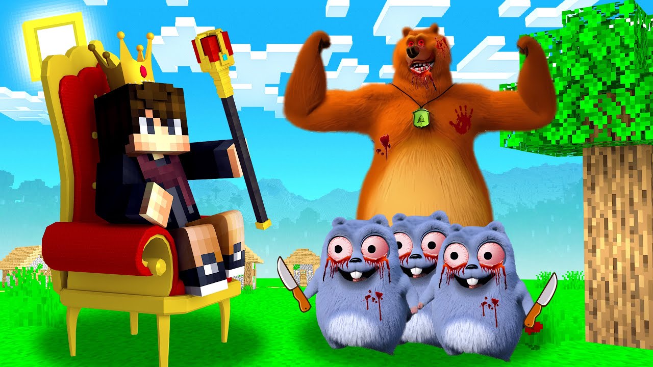 JE DEVIENS LE ROI DES GRIZZY ET LEMMINGS SUR MINECRAFT !