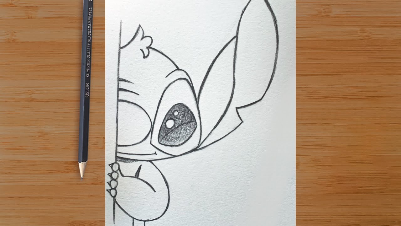 Dibujos F&aacute;ciles 🎨 - C&oacute;mo Dibujar a Stitch 🐾 de Lilo & Stitch Paso a Paso