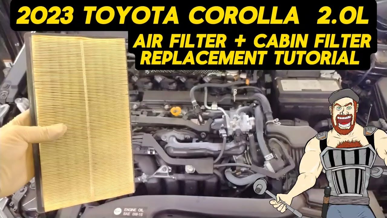 РУКОВОДСТВО ПО ЗАМЕНЕ ВОЗДУШНОГО И САЛОННОГО ФИЛЬТРОВ TOYOTA COROLLA 2.0L 2020–2024 ГОДОВ — 2021,...