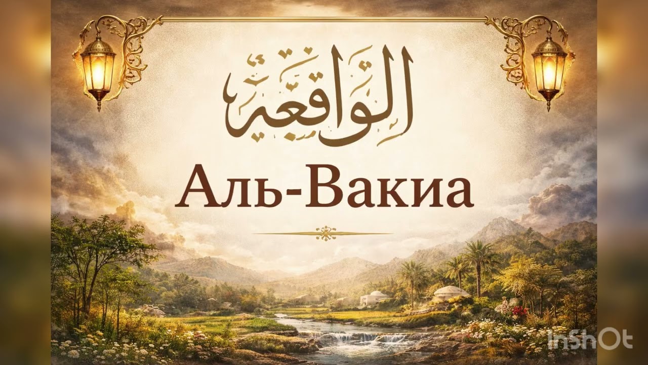 Коран. Сура Аль‑Вакиа (56-я сура Корана) «Событие» Слушайте каждый день для увеличения ризыка. 