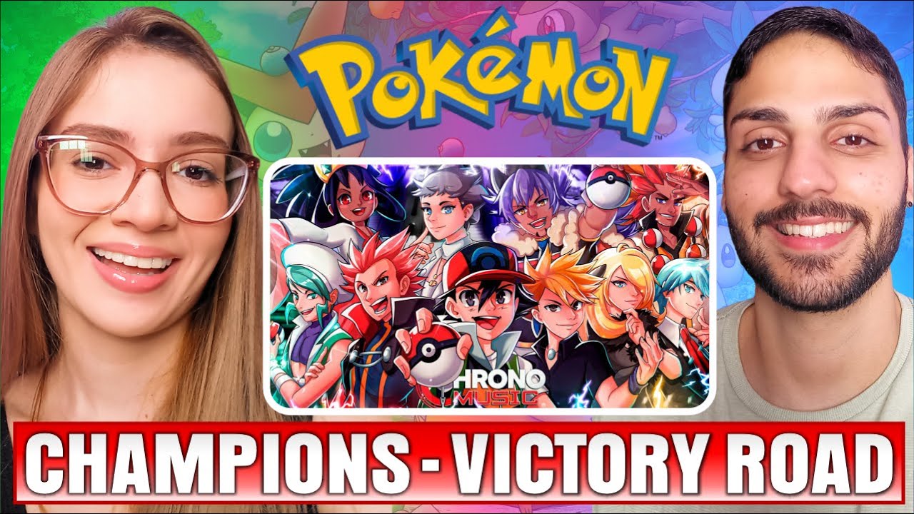 Profª de Geografia Reage | Champions (Pokémon) - VICTORY ROAD | Chrono | REACT