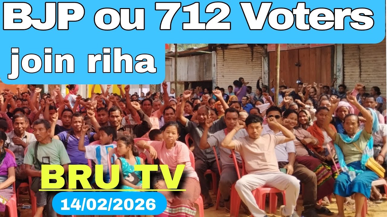 712 Voters 319 Family ni ll Bharatia Janata Party ou ll Bru Tv