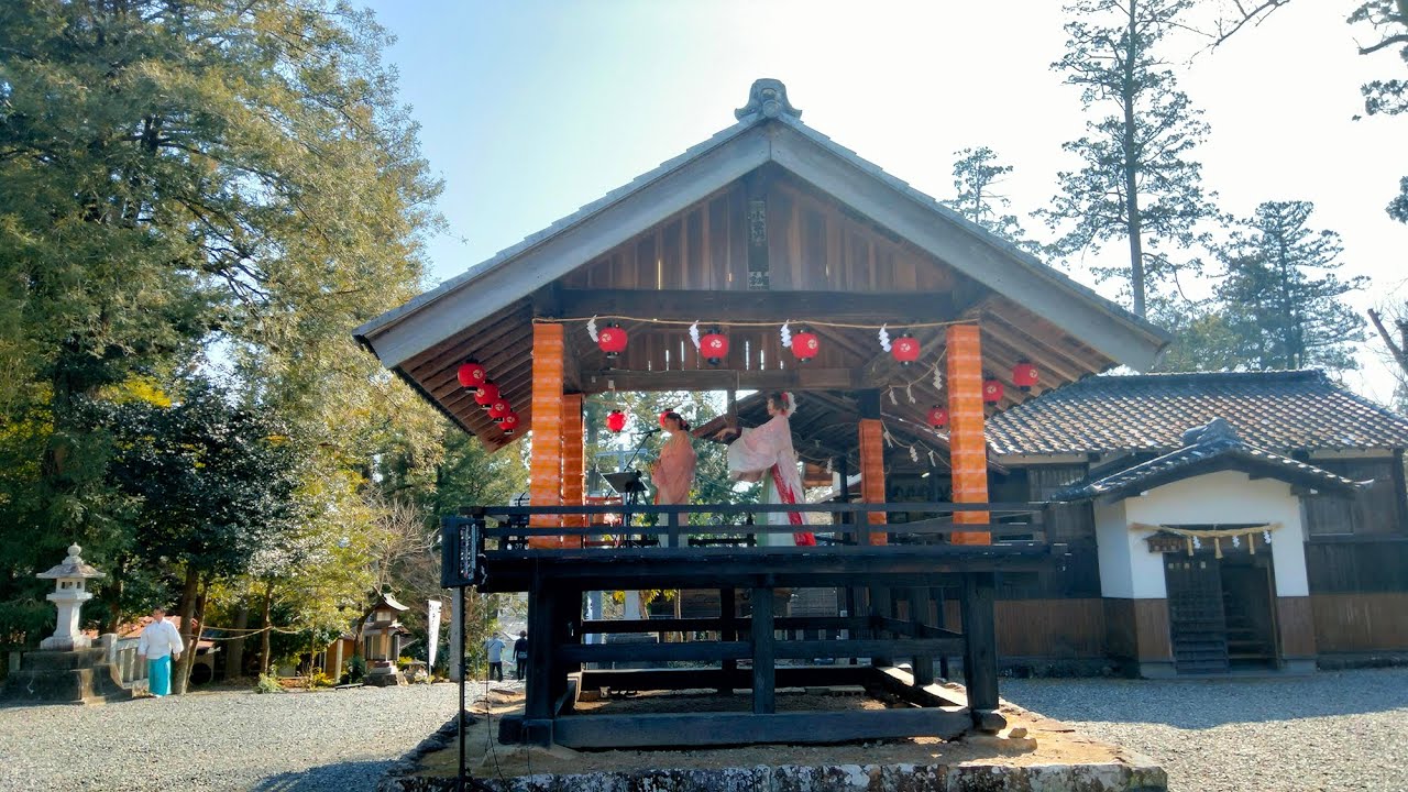 奉納「天津祝詞」 with 花女舞