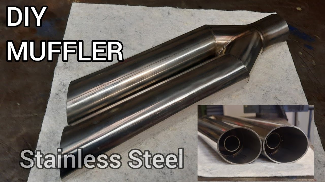 DIY Motorcycle Exhaust Muffler | Stainless Steel