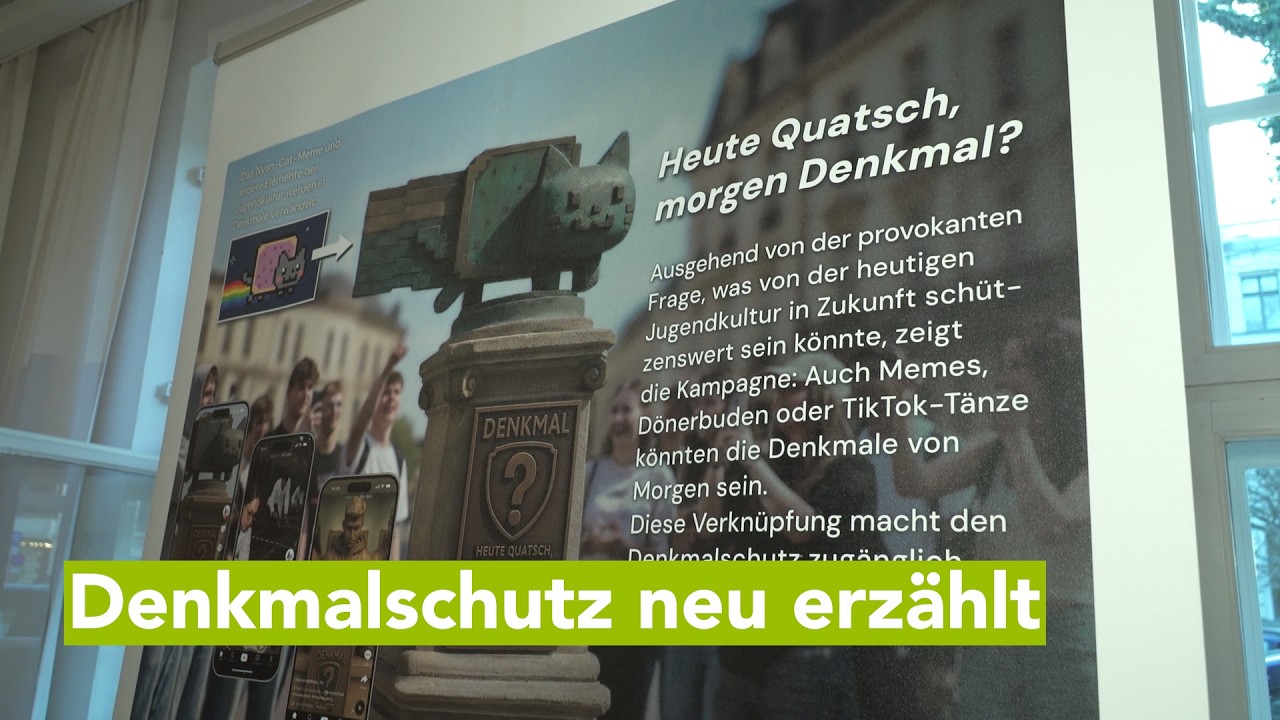 Studierende der Hochschule Wismar mit kreativen Kampagnen f&uuml;r Denkmalschutz