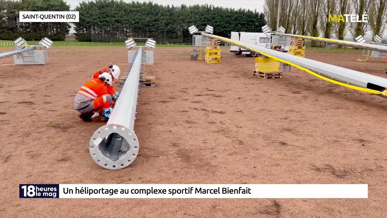 VIE LOCALE : Un héliportage au complexe Marcel Bienfait
