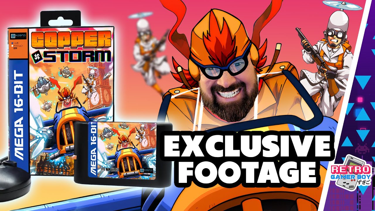 Brand New Shooter for Sega Genesis and SNES Revealed! CopperStorm