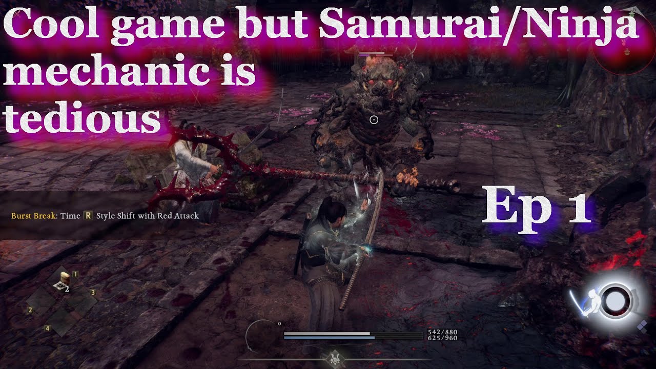 Nioh 3 gameplay - Lets Play Ep 1 - Japanese inspired soulslike - Better controls & camera on M&K