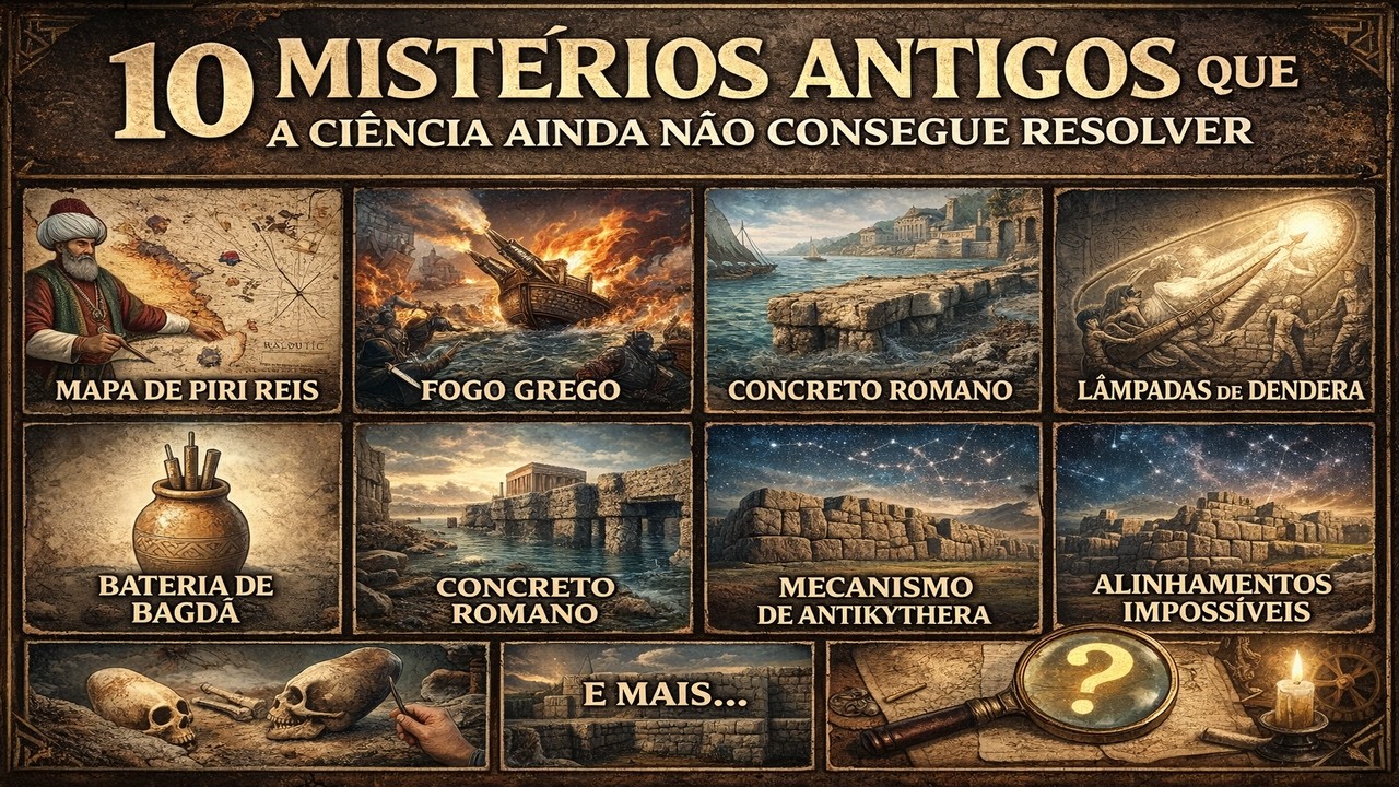 10 MISTÉRIOS ANTIGOS QUE A CIÊNCIA AINDA NÃO CONSEGUE RESOLVER