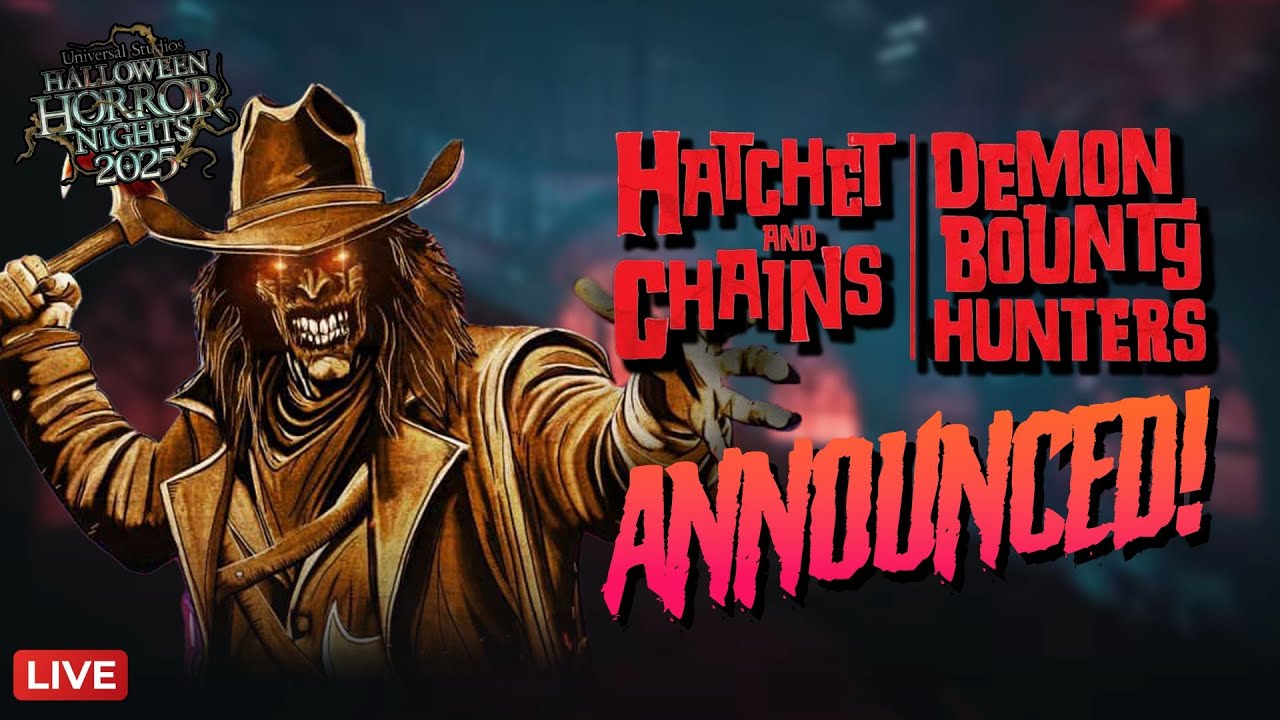Halloween Horror Nights 2025 Original House Announcement WEEK | HHN Livestream