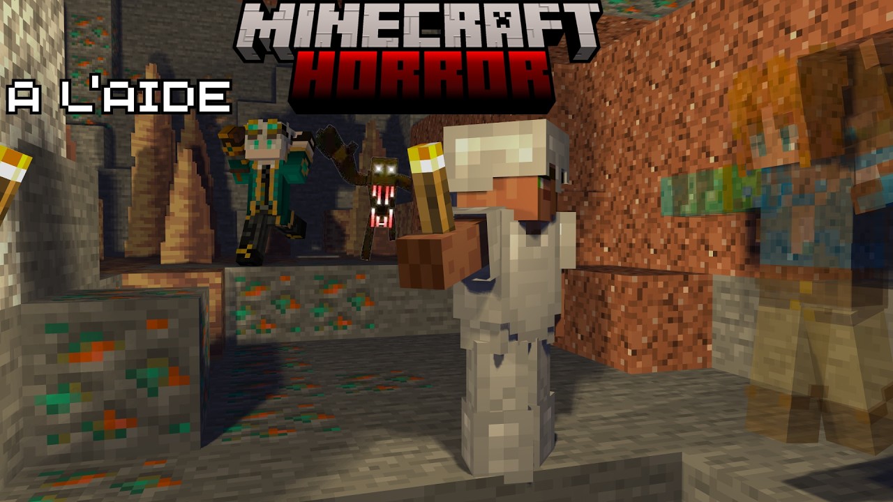 On aurait pas du aller en grotte... -Minecraft horreur-