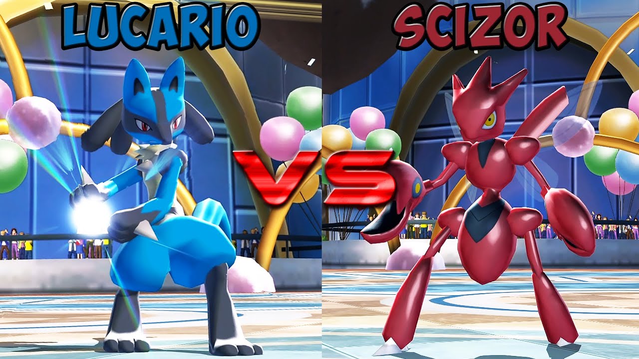 Pokemon battle revolution - Lucario vs Scizor