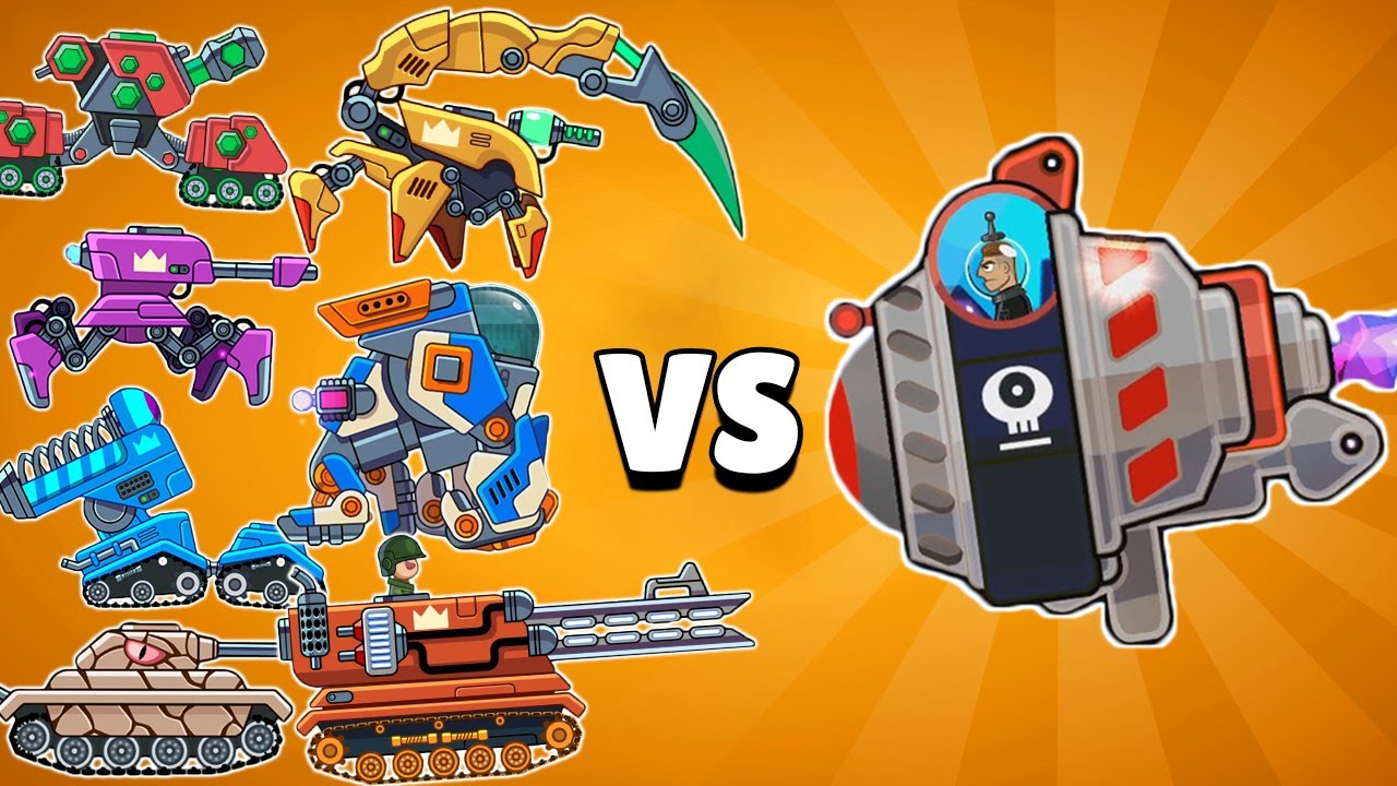 Boss BEHOLDER VS All Tanks! Tanks Online Hills of Steel!