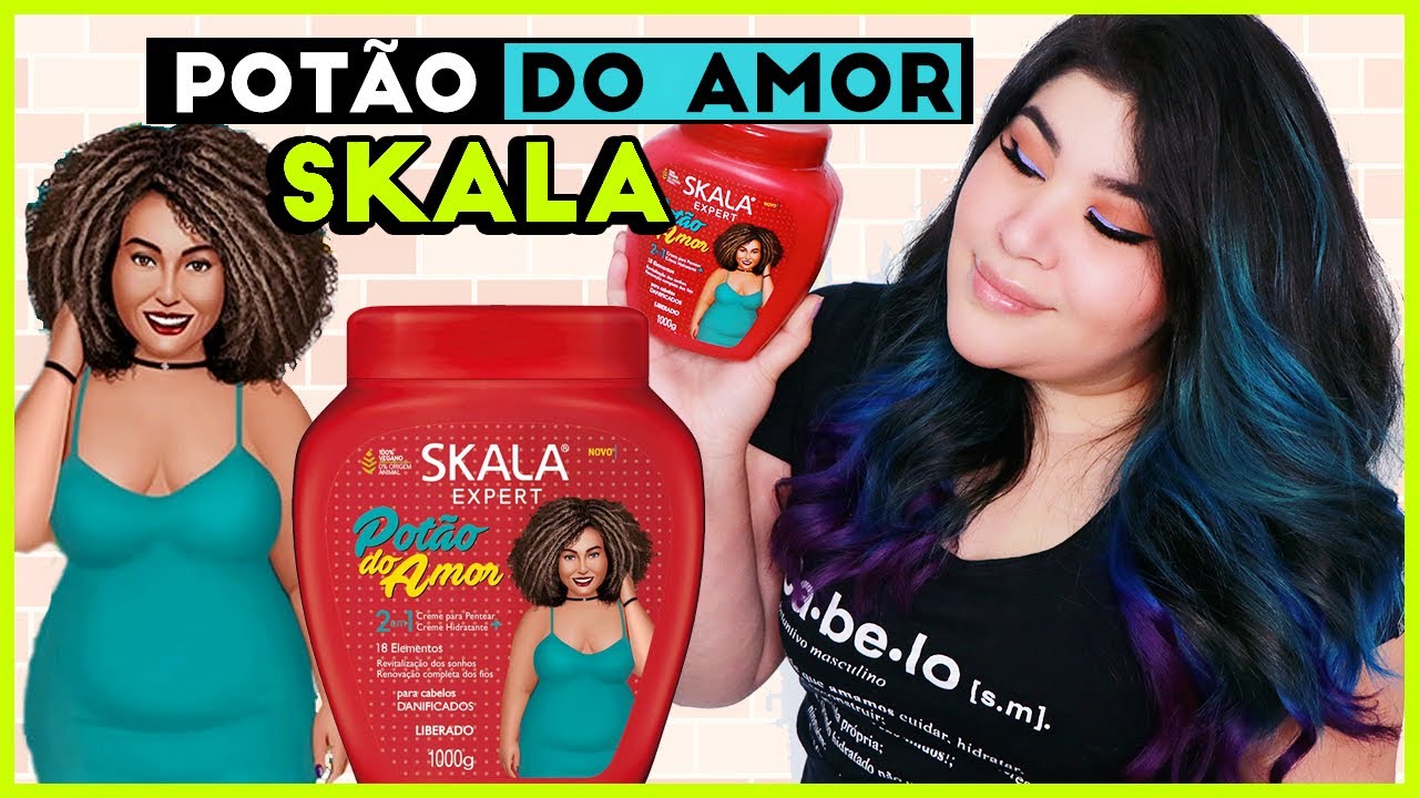 ❤️ POTÃO DO AMOR SKALA para Cabelos Danificados [No/Low Poo/Vegano]