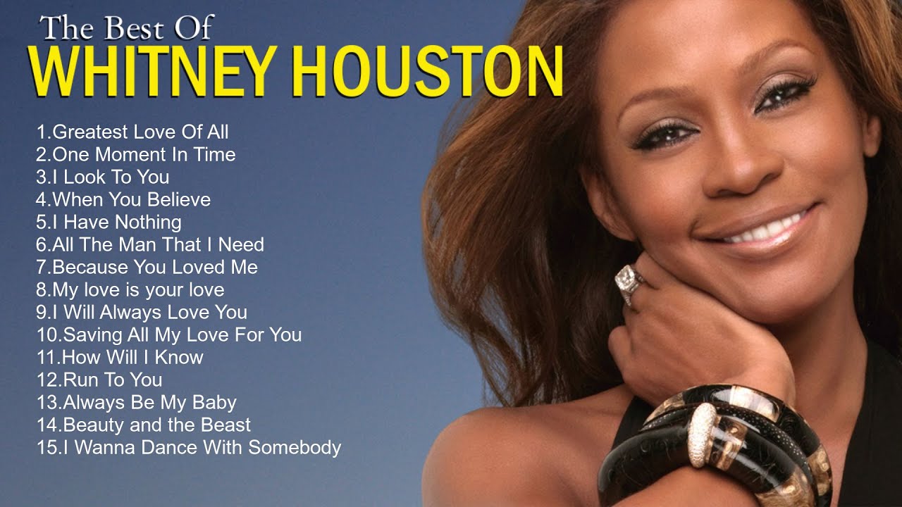 WHITNEY HOUSTON ~ Popular Playlist 2025 ~ Top Hits Songs Collection