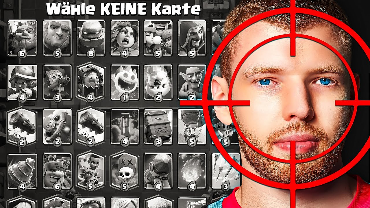 😱🤯KEINE KARTE WÄHLEN in MEGA AUSWAHL, DOCH DANN... | Clash Royale Deutsch