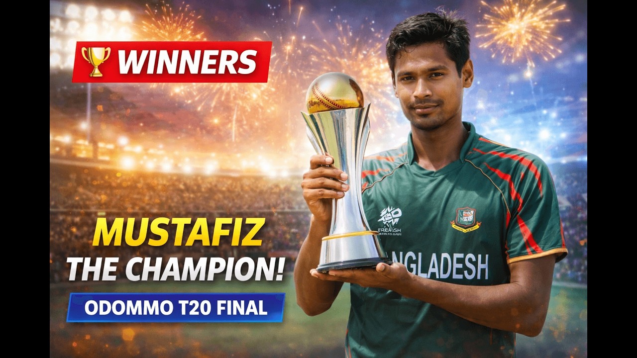 Mustafiz: The Ice-Cold King 👑 | Odommo T20 Final Review