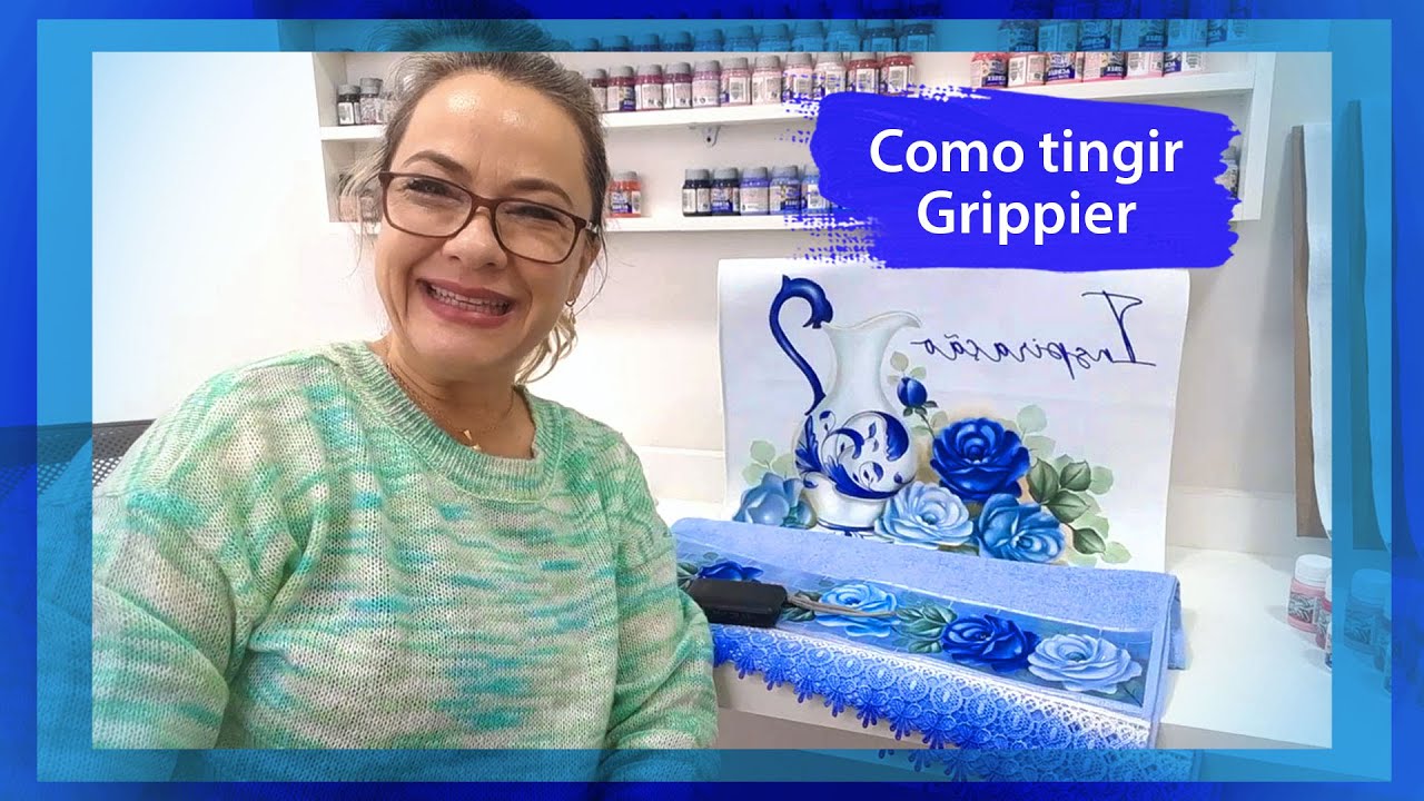 como tingir renda grippier - paty buoso