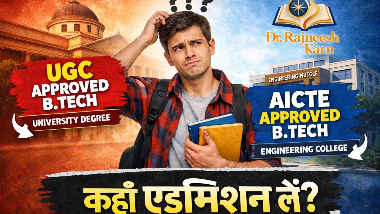  UGC Approved B. Tech Vs AICTE Approved B. Tech -Which is better? #Btech #UGC #AICTE