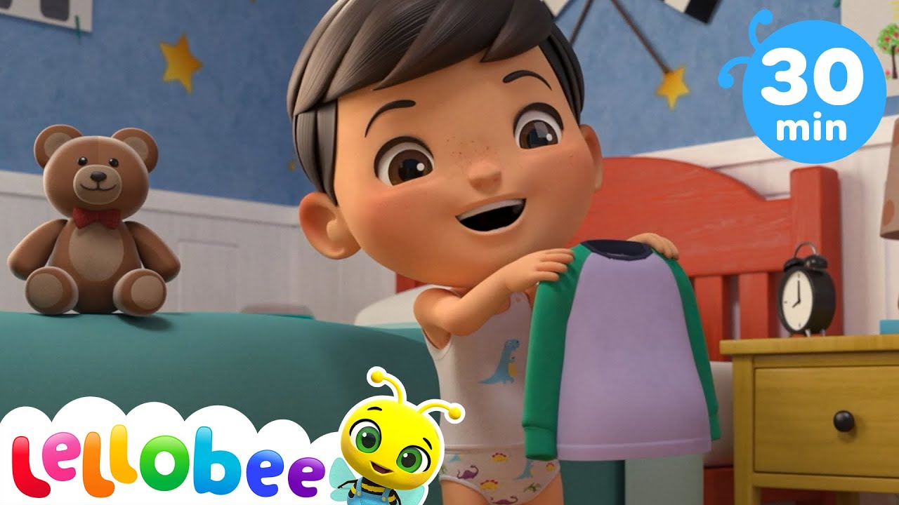 Getting Dressed | Nursery Rhymes with Subtitles