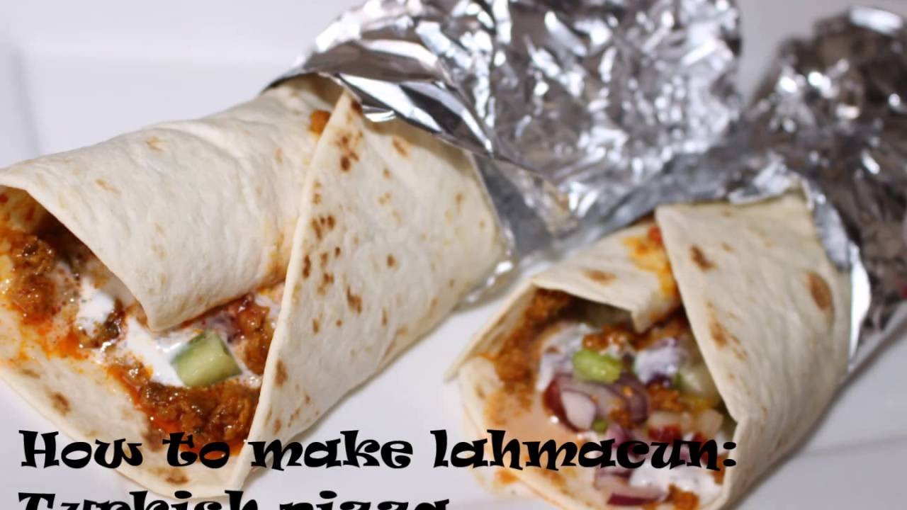 Lahmacun pizza wraps - Ramadan recipe