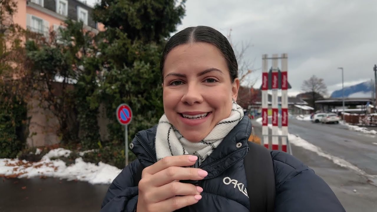 Um Dia Comigo na Suíça ❄️ Neve, Vida Real e Trabalho no Outono 🇨🇭