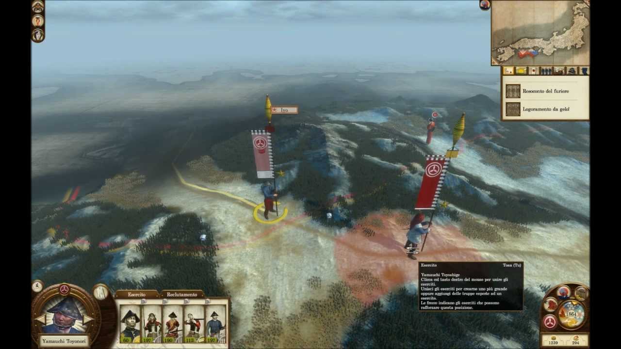 Total War: Shogun 2 - tutorial 1 - Fall of the Samurai - italiano