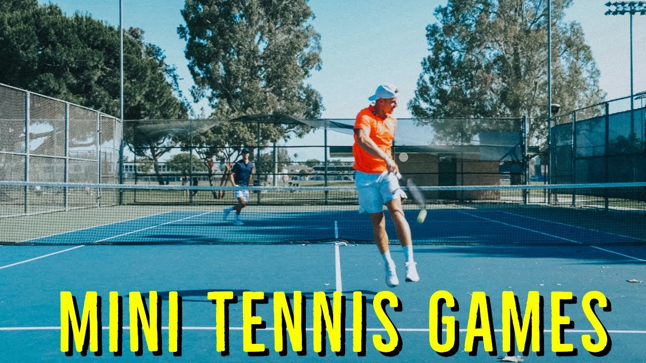 6 MUST-TRY Mini Tennis Drills | Tennis Warm Up Fun Games