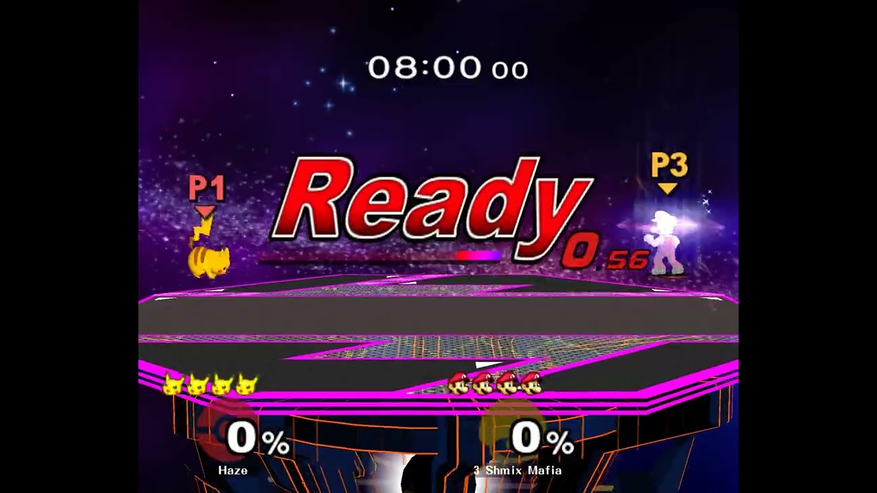[ass] 176 - Melee Singles LR3 — Haze ⟮Pikachu⟯ vs 3 Shmix Mafia ⟮Luigi⟯