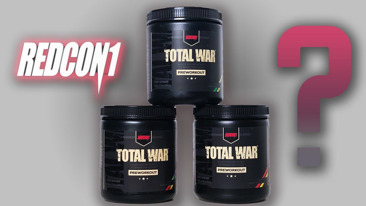 Is Total War effective? Redcon1 Preworkout Total War Review & Ingredient profile breakdown.