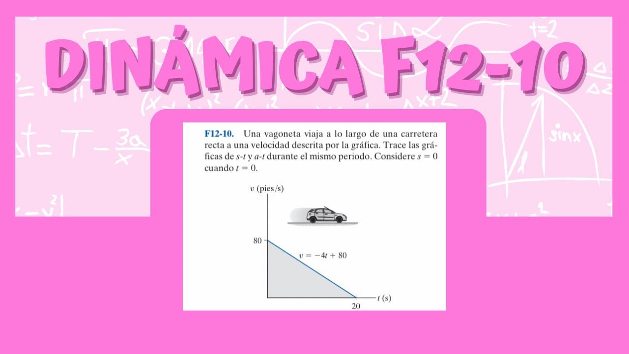 DINÁMICA DE HIBBELER - EJERCICIO F12-10