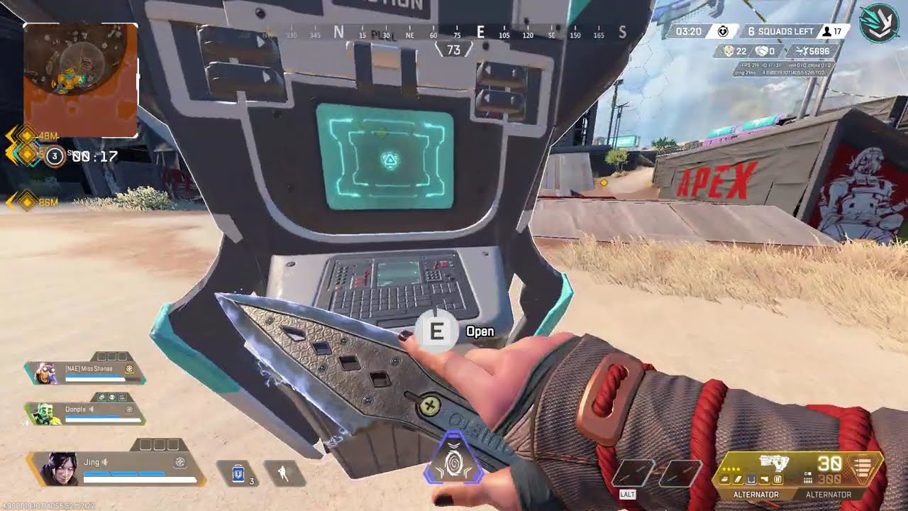 [Apex Legends] Wraith 25 kills / 7200 damage