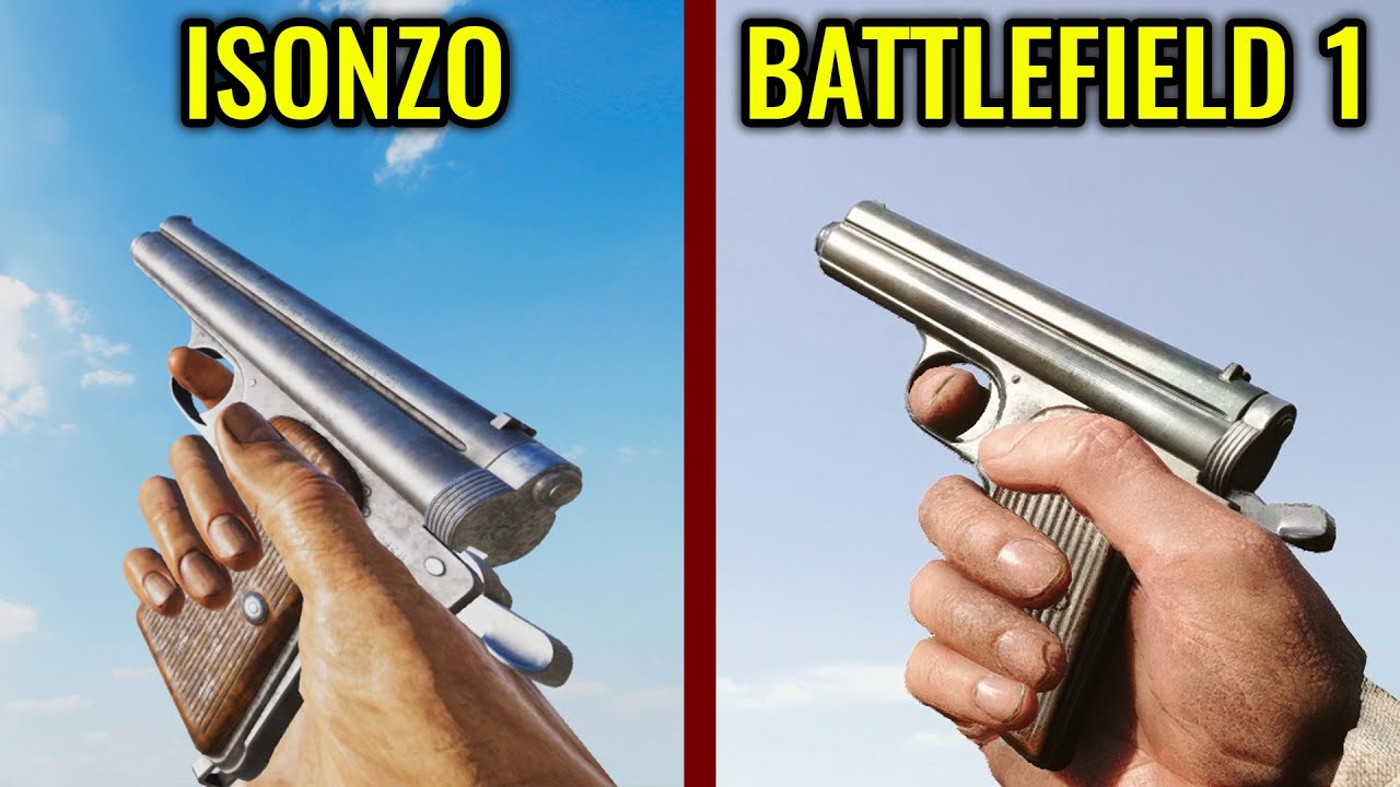 Isonzo vs Battlefield 1 - Weapons Comparison