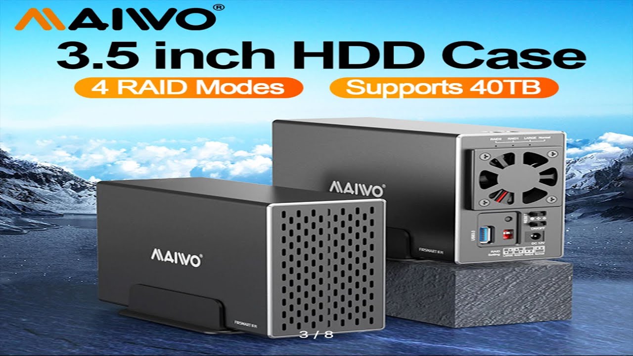 Корпус RAID для жестких дисков SSD и HDD. Распаковка, обзор и настройка