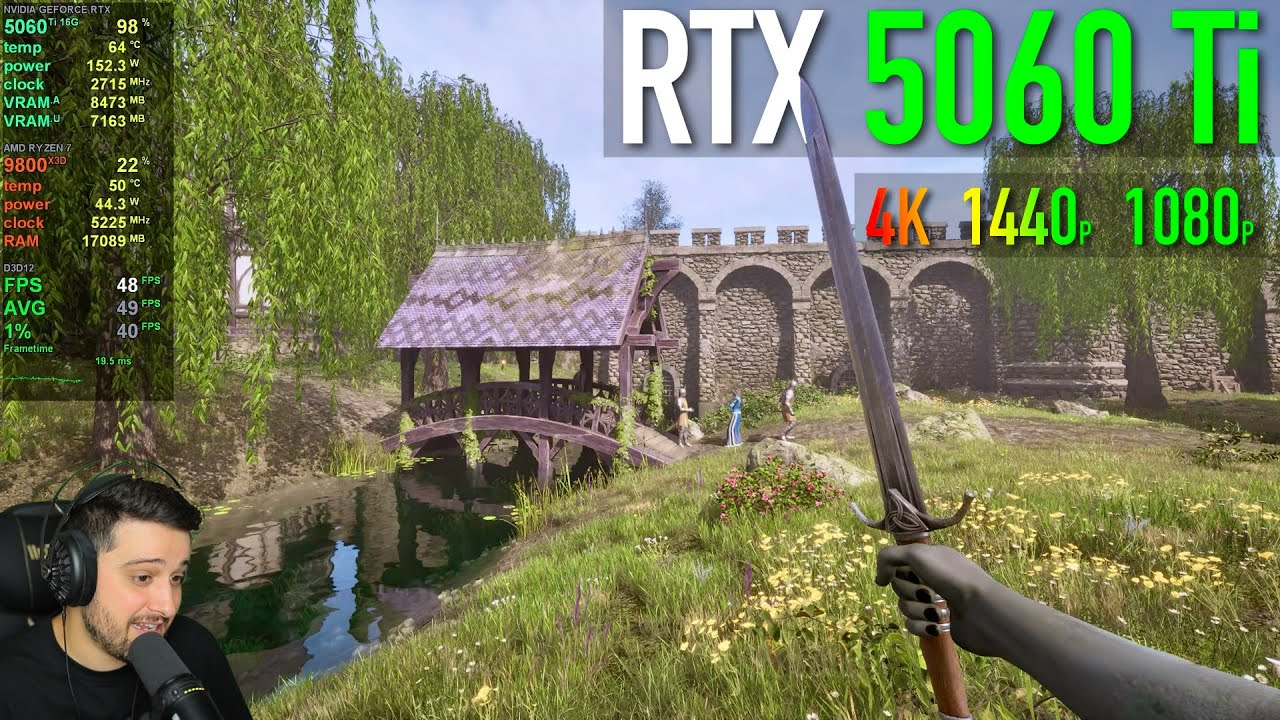 RTX 5060 Ti 16GB - The Elder Stutters IV: Oblivion Remastered (Update 1.2)
