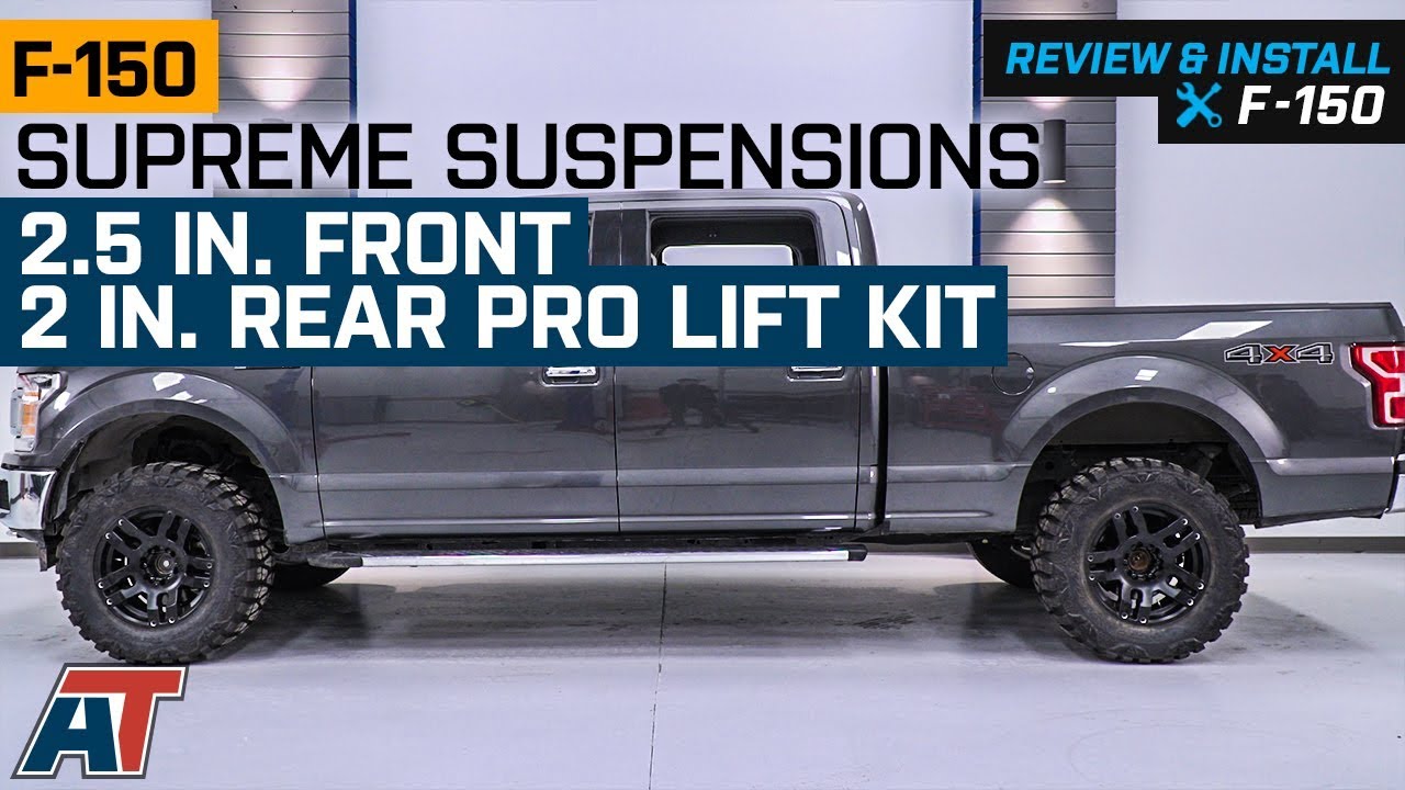2004-2019 F150 Supreme Suspensions 2 5“ Front 2” Rear Pro Lift Kit