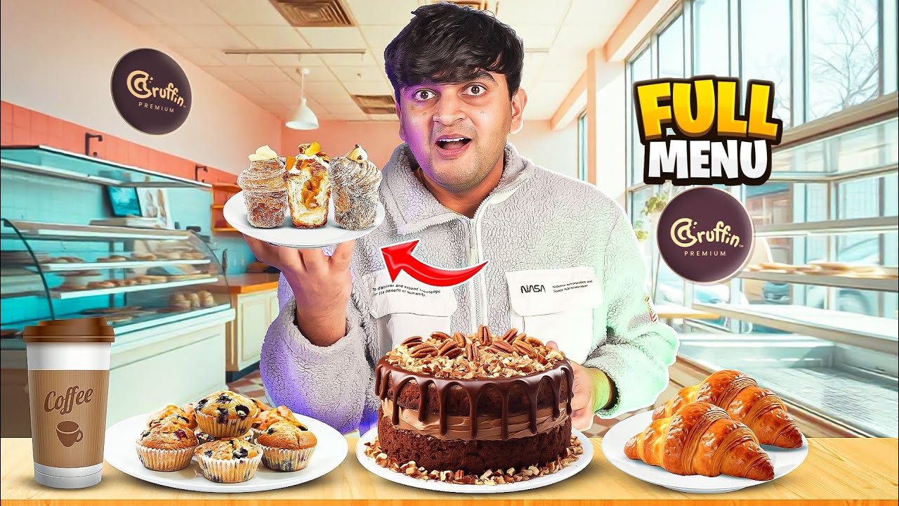 Trying Full Menu of Cruffin Premium
