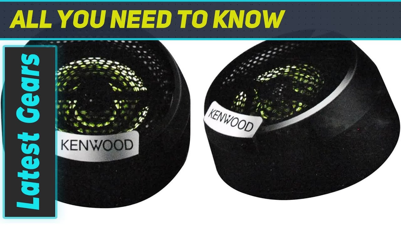 Kenwood KFC-ST01 1-Inch Balanced Dome Tweeters: Are They the Best Upgrade for Your Sound