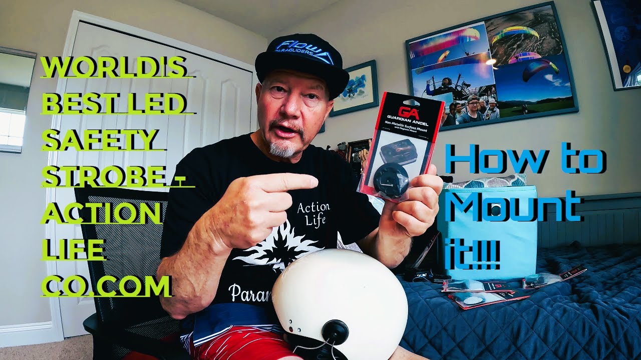 Action Life - Guardian Angel LED Safety Strobe - How to Mount Your Device