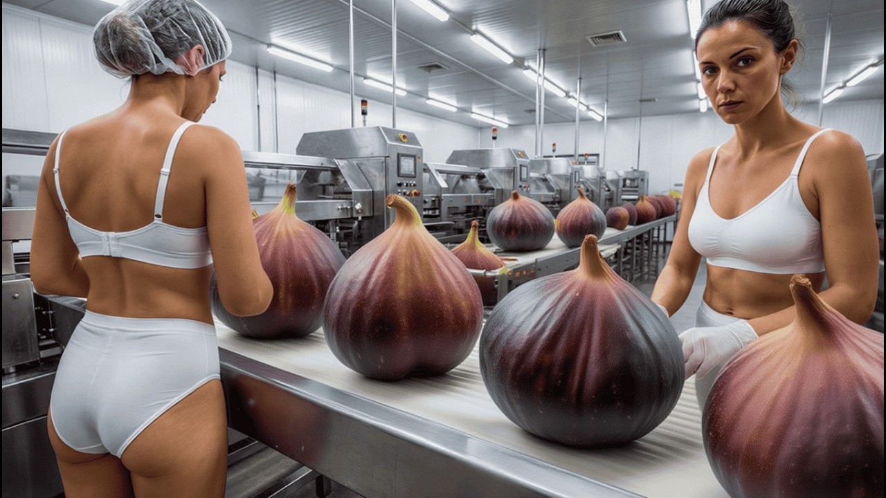 From Fresh Figs to Dry Fruit — Inside the Modern Fig Factory Process!