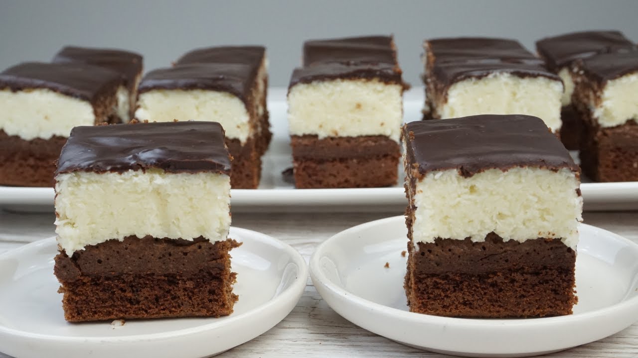Si te gusta el chocolate y el coco este dulce te encantará👉🏻BROWNIE CON COCO / El Rincón de Belén