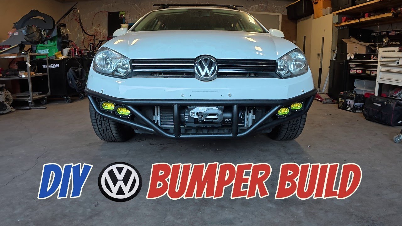 Building a winch tube bumper for VW Jetta TDI 