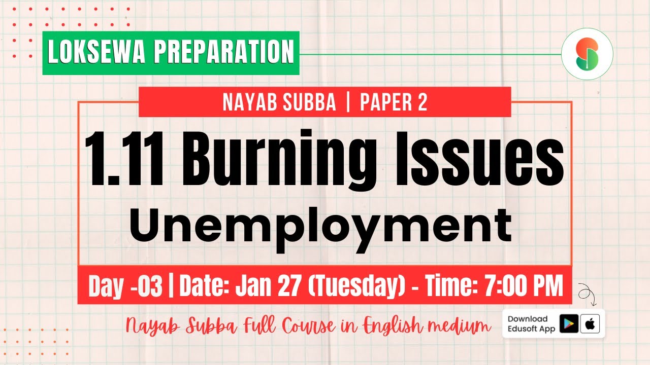 Burning Issues - Day 03 | Loksewa Nayab Subba Preparation | Raju Sir | 
